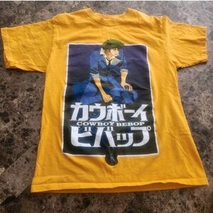 Cowboy Bebop Yellow Anime Tee Medium